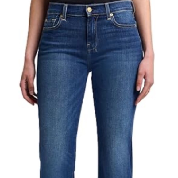 7 For All Mankind "High Waist Bootcut" (mid rise) Size 31 Great Condition! - Picture 1 of 10